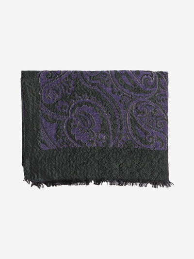 Dark blue Les Rubans Du Cheval silk scarf Scarves Hermes 