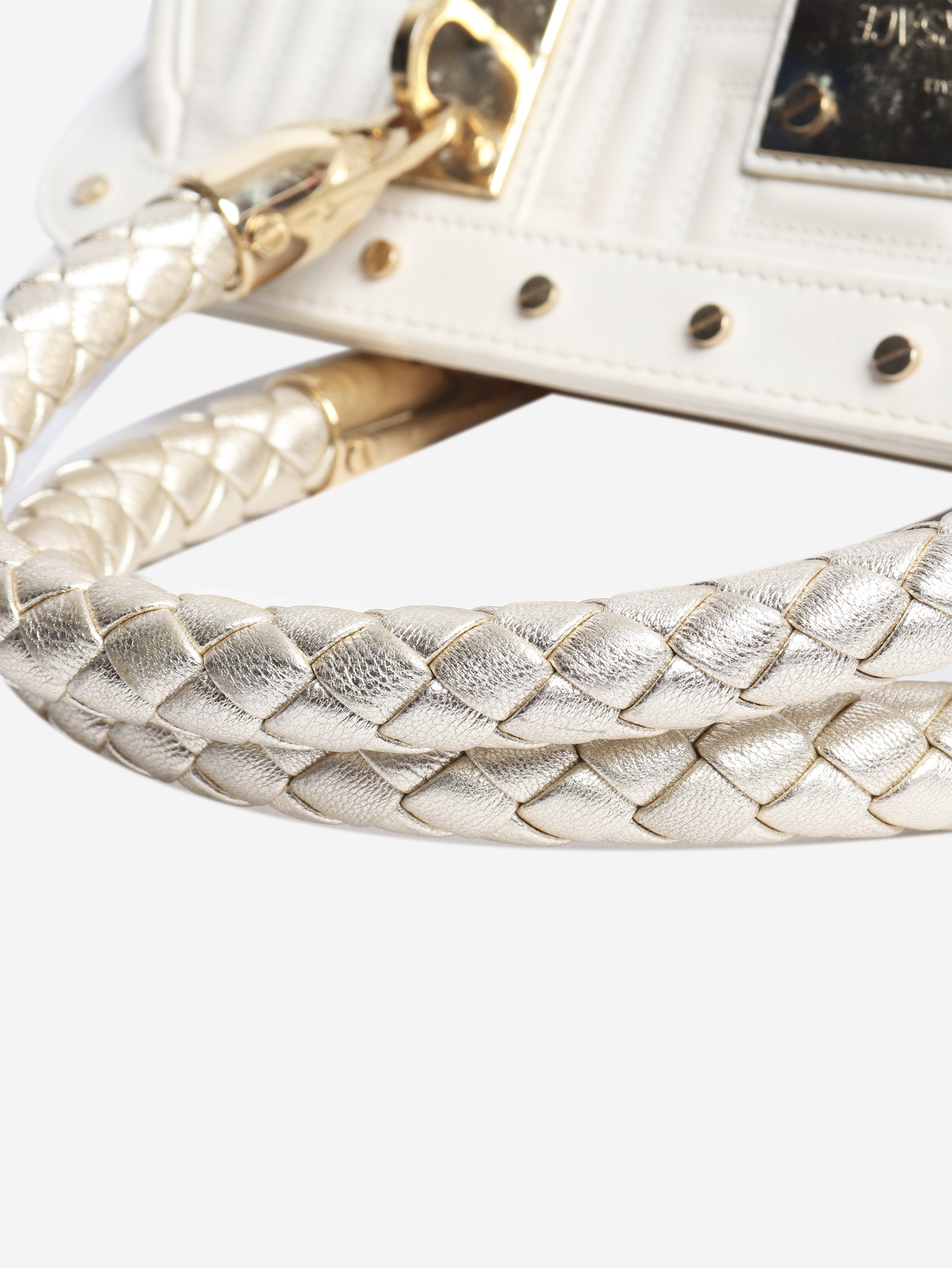 White quilted shoulder bag Shoulder Bag Versace 