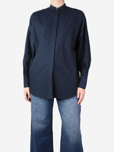 Academia Navy blue pocket shirt - size XS
