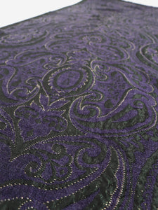 Hermes Dark blue Les Rubans Du Cheval silk scarf