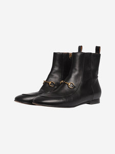 Gucci Black Princeton ankle boots - size EU 38.5