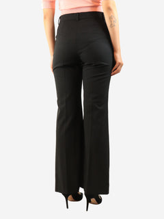 Black wool suit trousers - size UK 10 Trousers Sportmax 