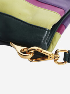 Multicolour nappa leather wave stripe crossbody bag Shoulder bags Prada 