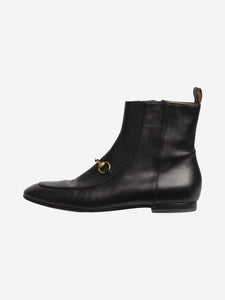 Gucci Black Princeton ankle boots - size EU 38.5