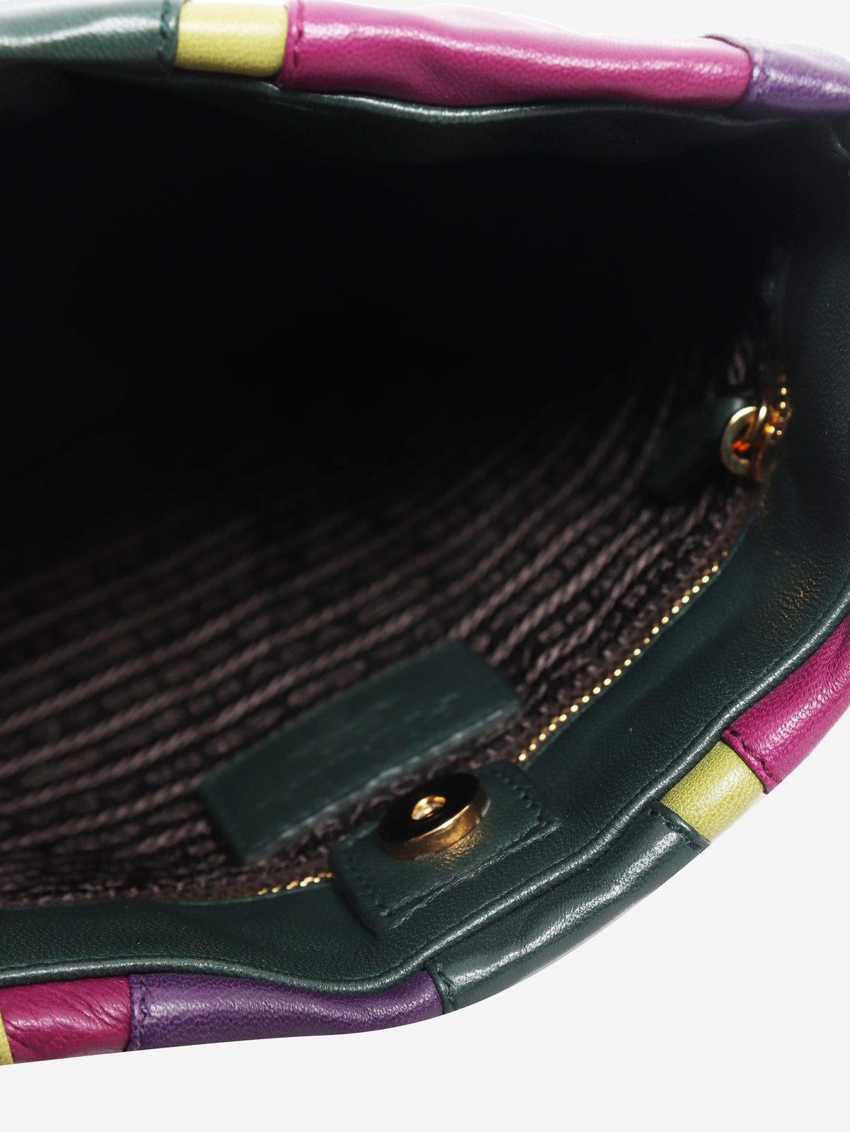 Multicolour nappa leather wave stripe crossbody bag Shoulder bags Prada 