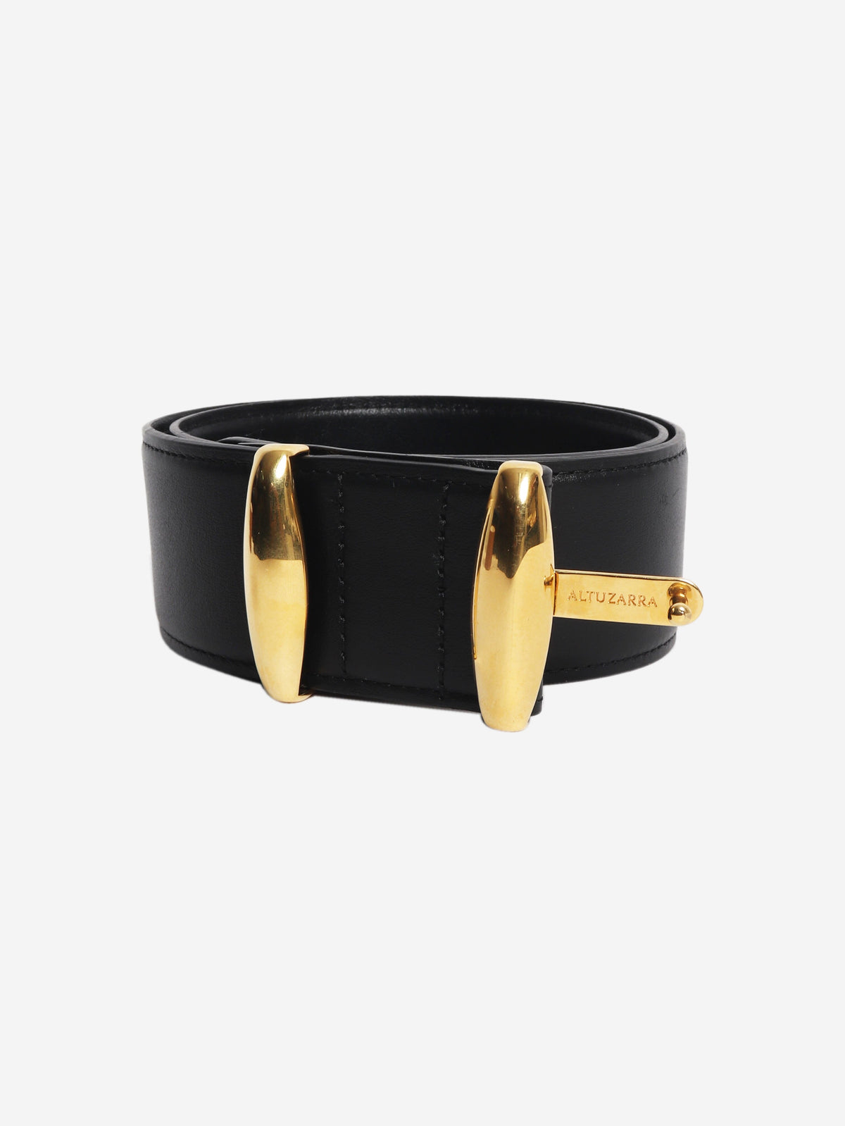Black leather belt - size XS Belts Altuzarra 