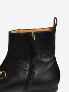 Gucci Black Princeton ankle boots - size EU 38.5