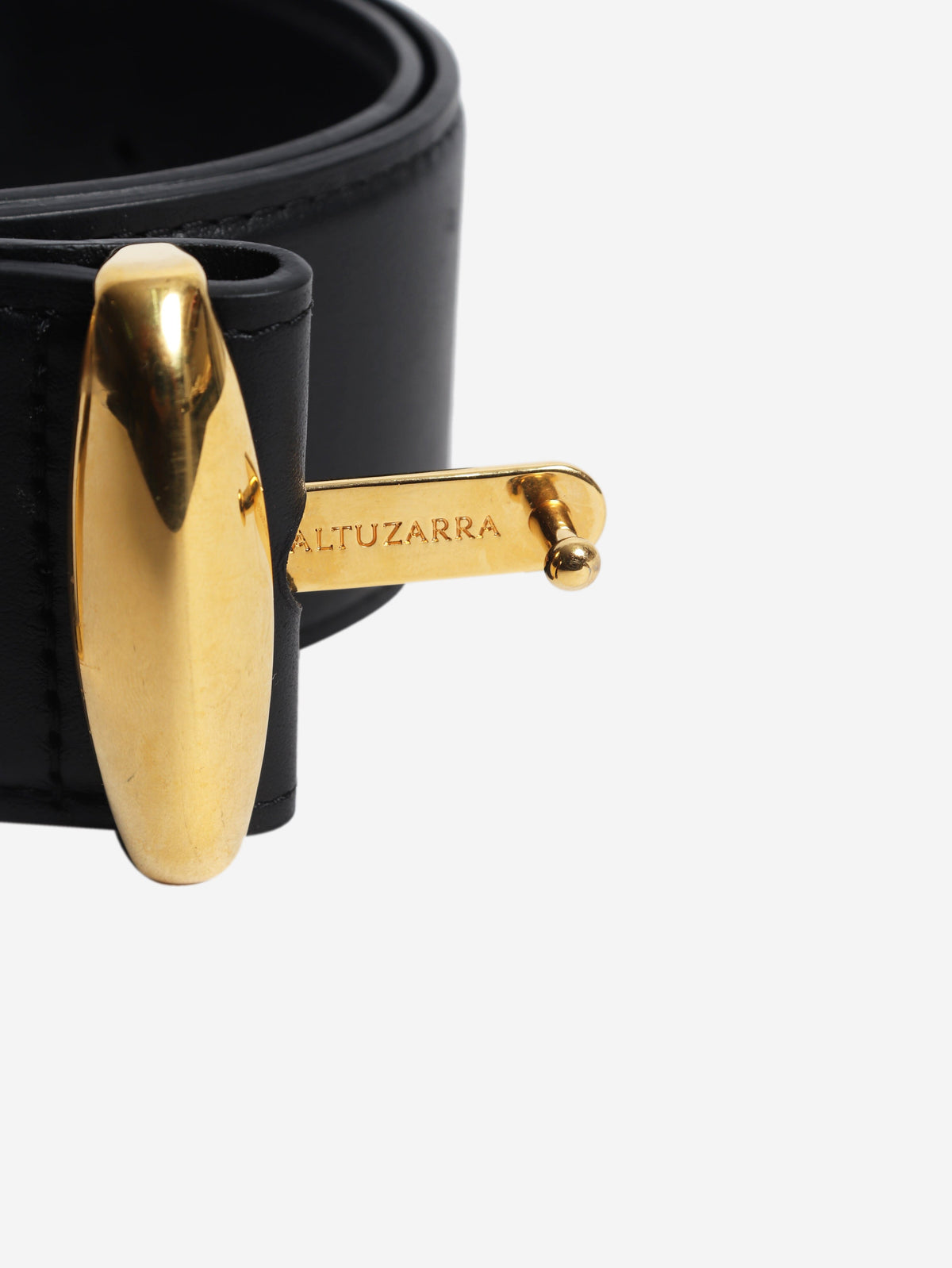 Black leather belt - size XS Belts Altuzarra 
