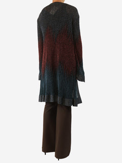 Multicolour lurex cardigan - size UK 16 Knitwear Missoni 