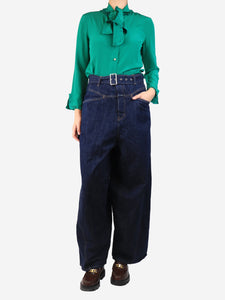Closed High waist dark wash denim jeans - size UK 8