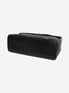 Chanel Black vintage 1996 caviar quilted Kelly bag