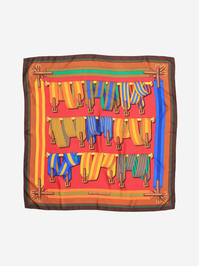 Brown belt printed scarf Scarves Hermes 
