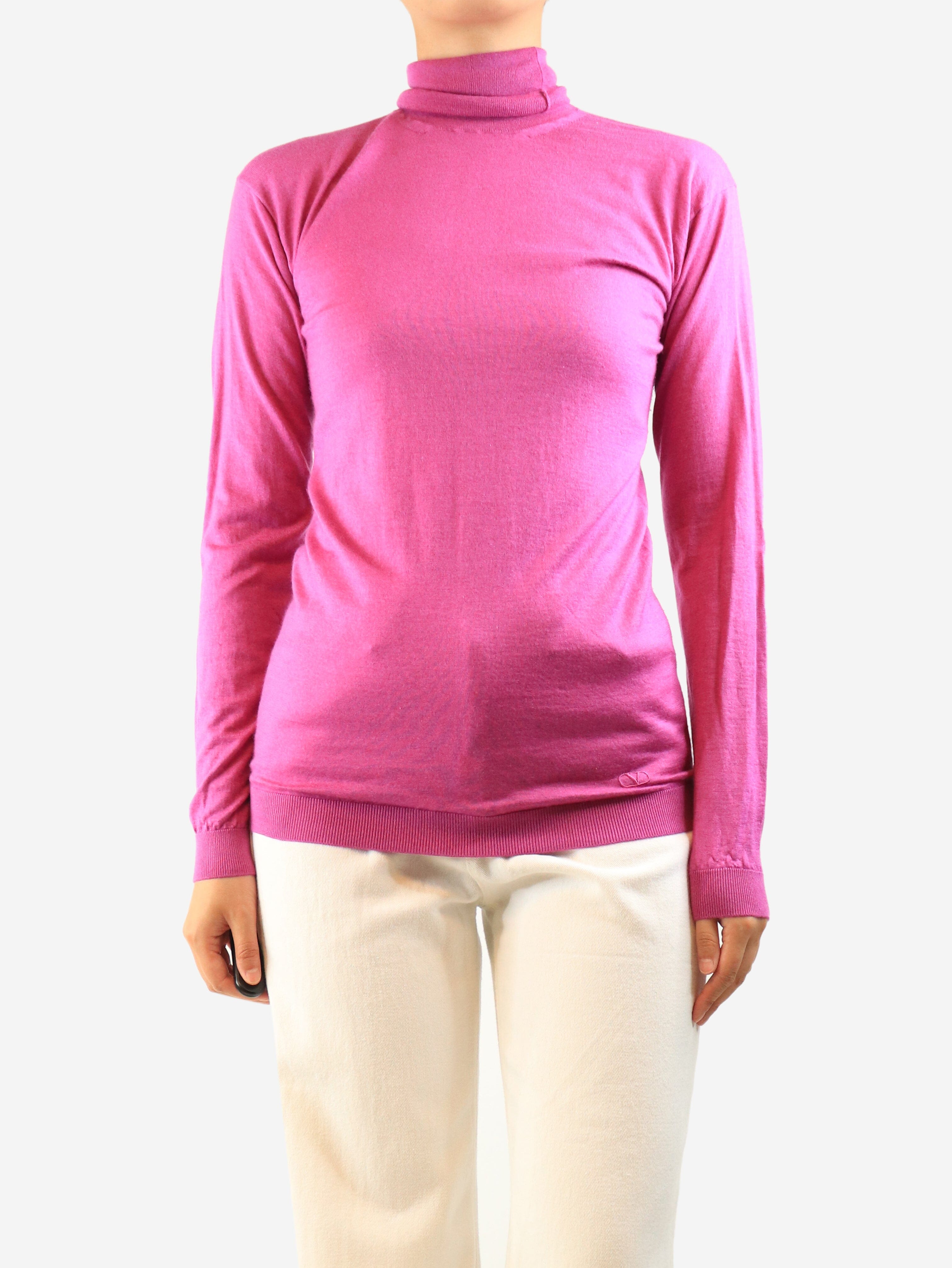 Purple turtleneck sweater - size XS Knitwear Valentino 