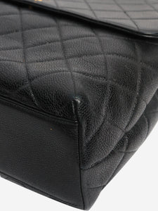 Chanel Black vintage 1996 caviar quilted Kelly bag