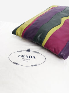 Multicolour nappa leather wave stripe crossbody bag Shoulder bags Prada 