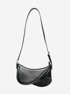 Mugler Black Spiral Curve bag