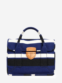Blue striped canvas tote bag Tote Bags Prada 