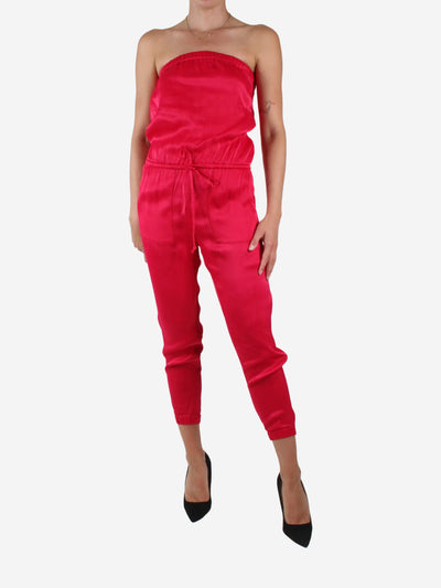 Pink sleeveless elasticated waist jumpsuit - size XS Jumpsuits Donna Ida 