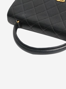 Chanel Black vintage 1996 caviar quilted Kelly bag