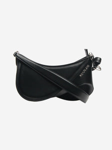 Mugler Black Spiral Curve bag