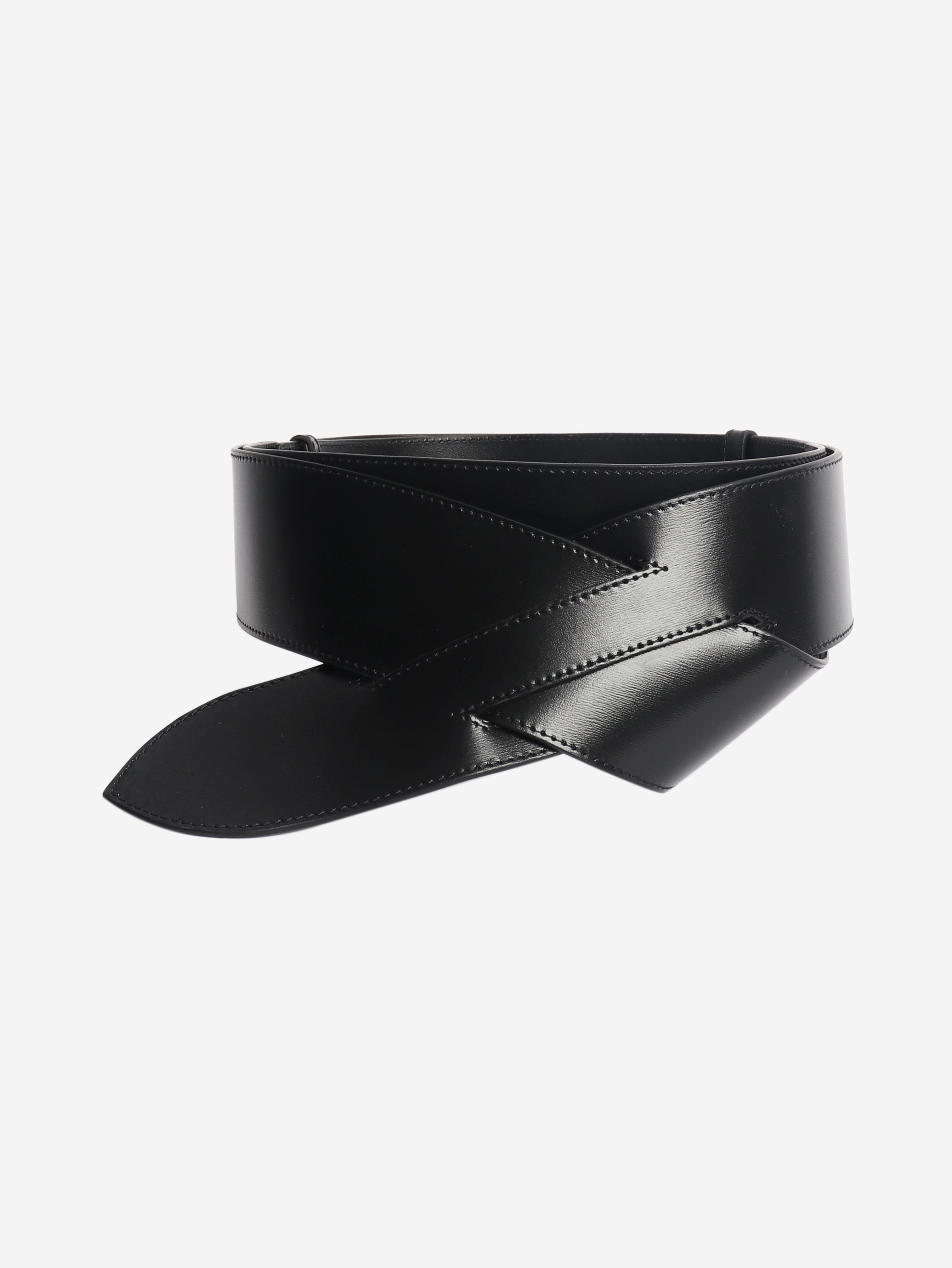 Black wrapped 60mm belt Belts Louis Vuitton 