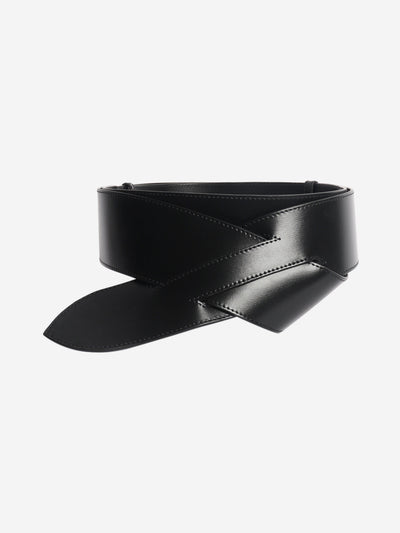 Black wrapped 60mm belt Belts Louis Vuitton 
