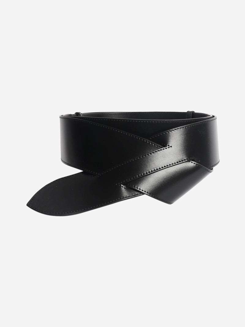 Black wrapped 60mm belt Belts Louis Vuitton 
