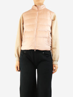 Light pink Talk down vest - size M Coats & Jackets Society Limonta 