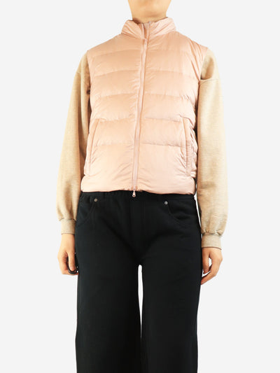 Light pink Talk down vest - size M Coats & Jackets Society Limonta 