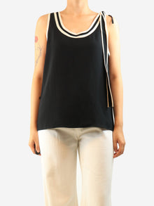 Black contrast tank - size M Tops Red Valentino 