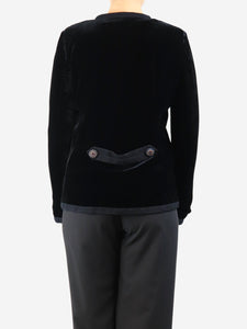Etro Black velvet jacket - size UK 12