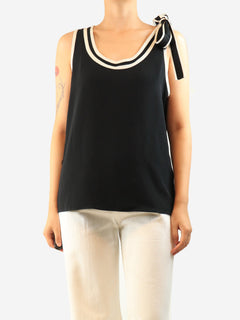 Black contrast tank - size M Tops Red Valentino 