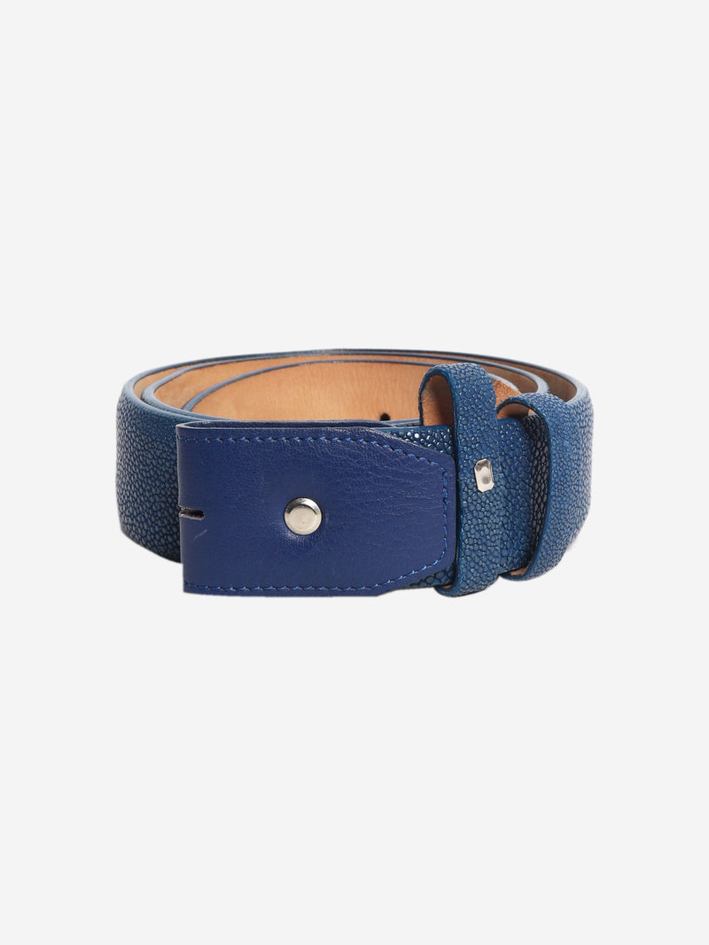 Blue stingray belt strap Belts Elliot Rhodes 