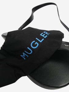 Mugler Black Spiral Curve bag