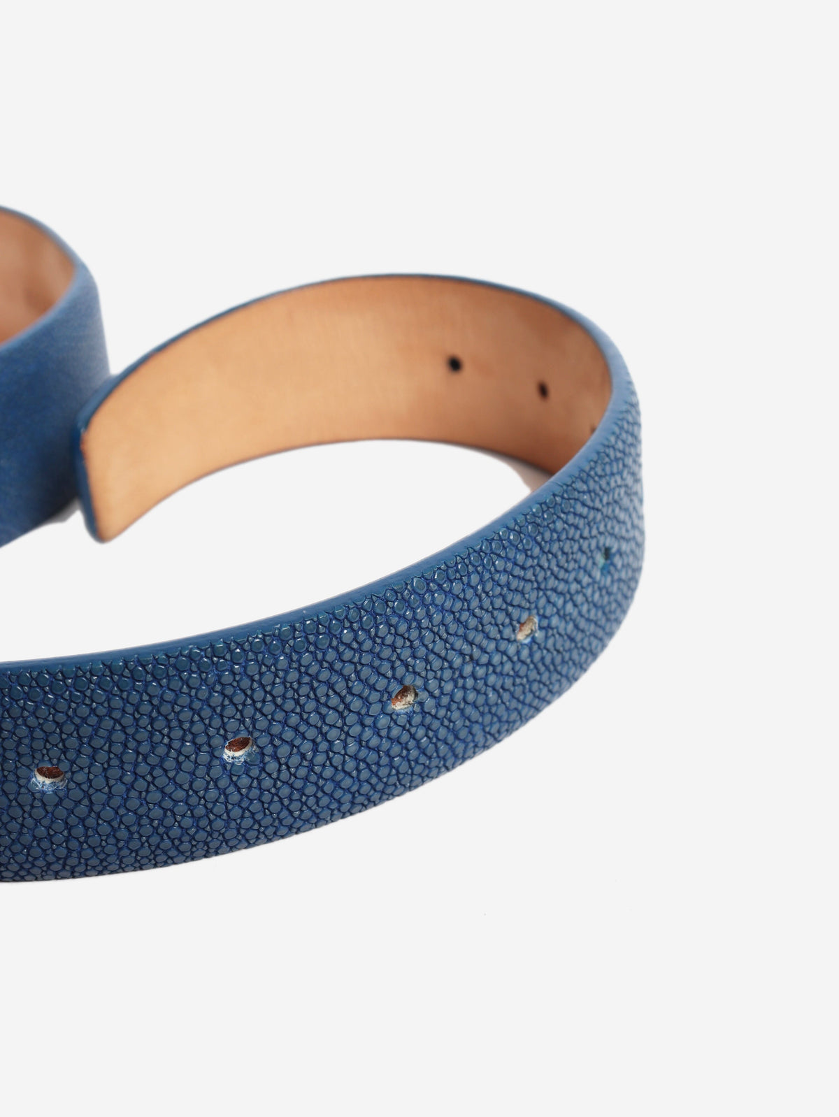 Blue stingray belt strap Belts Elliot Rhodes 
