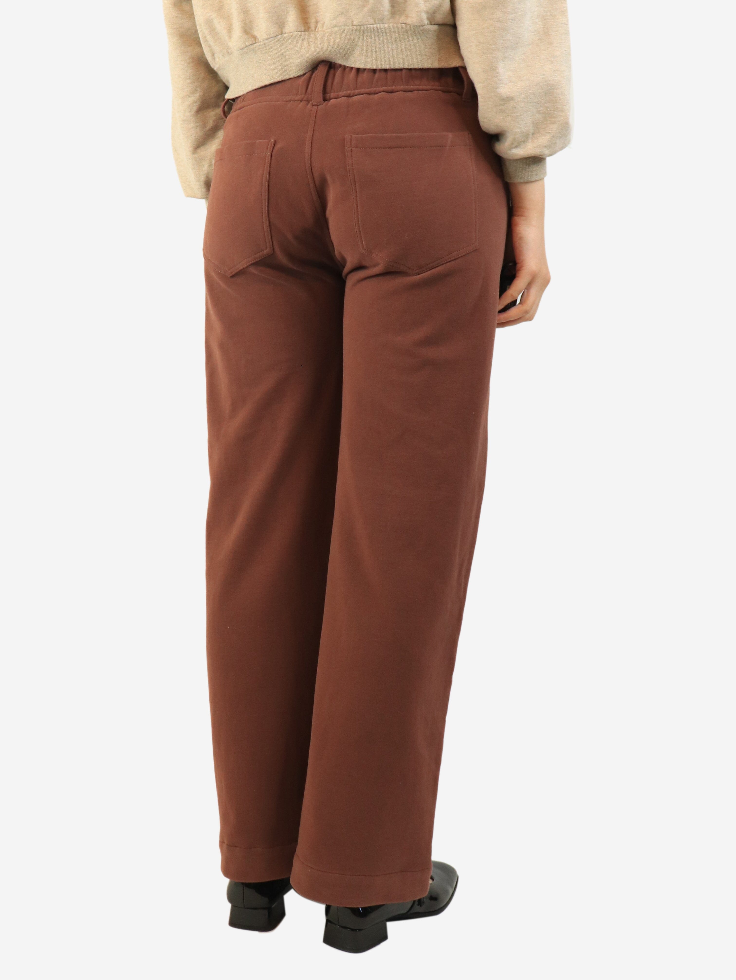 Clay cotton wide-leg pants - size S Trousers Brunello Cucinelli 