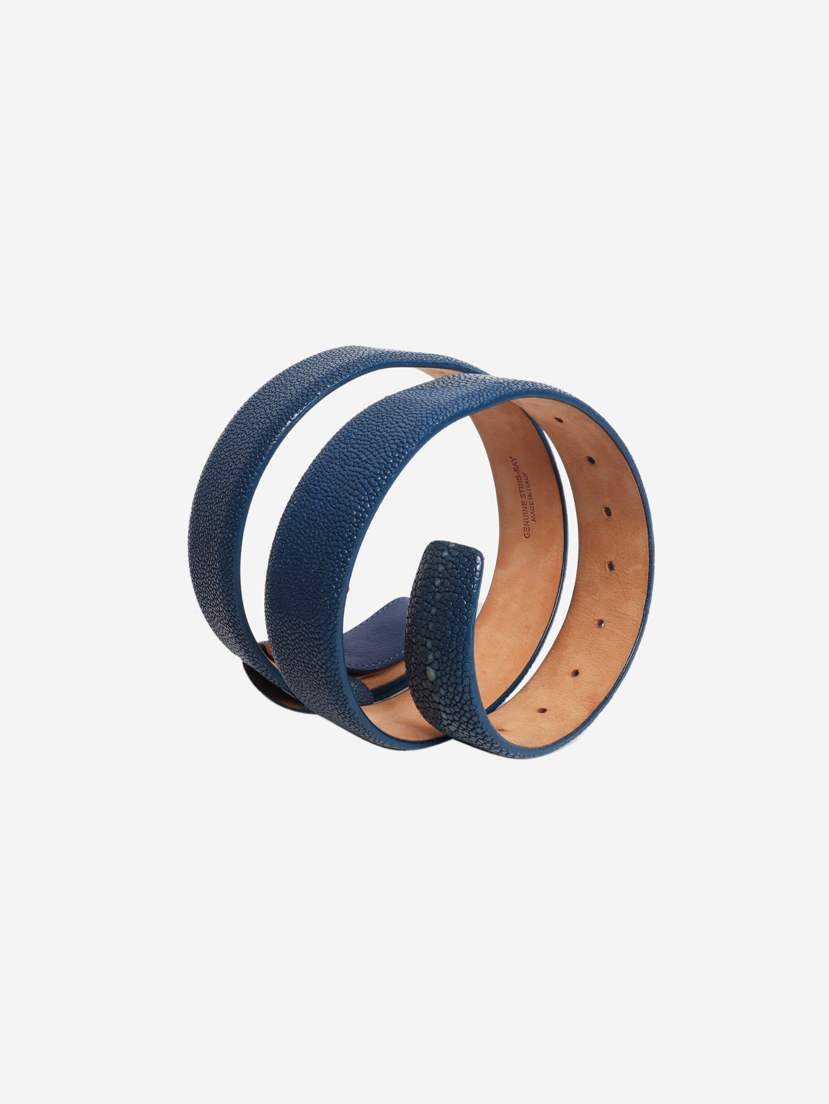Blue stingray belt strap Belts Elliot Rhodes 