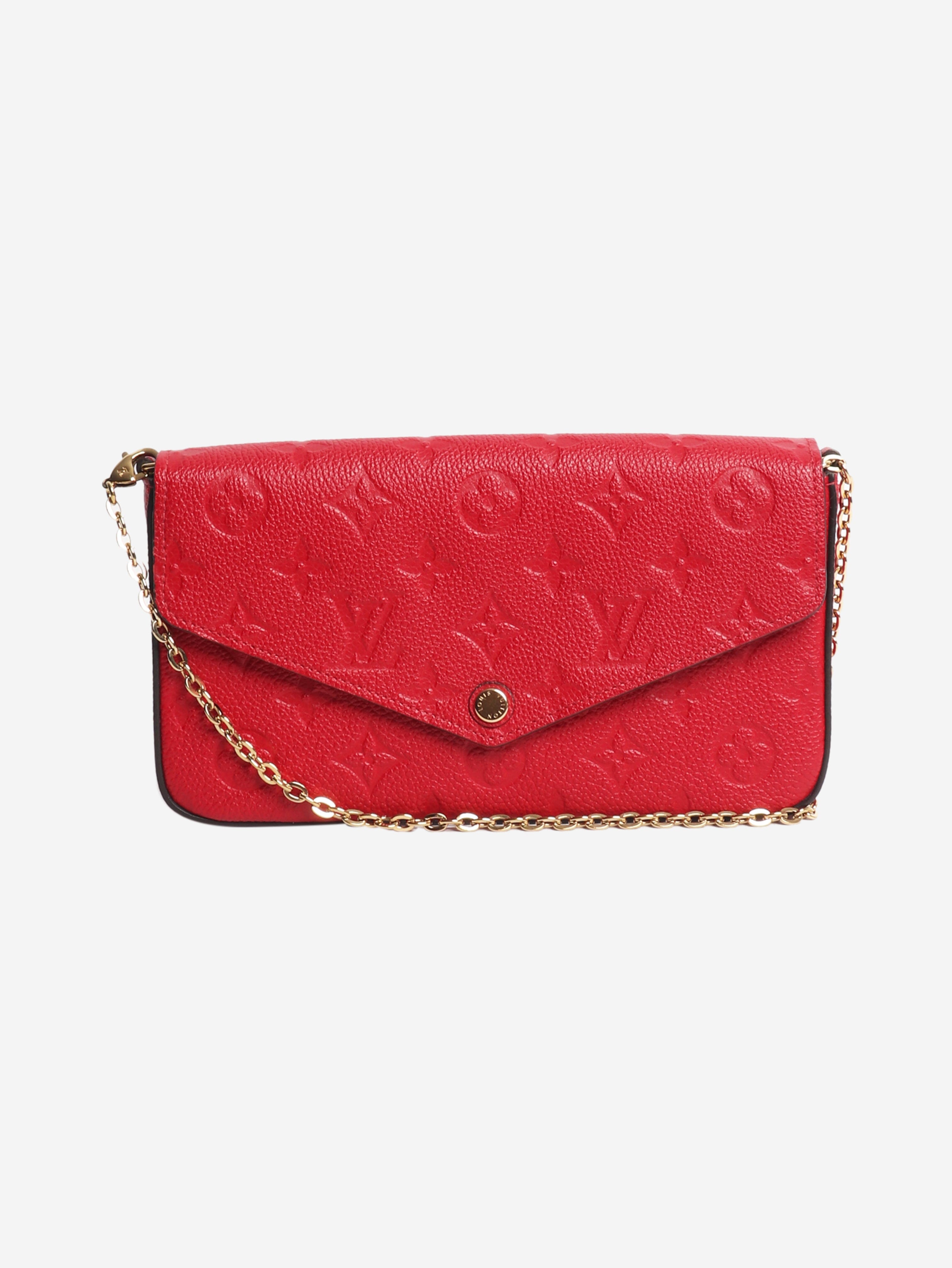 Red 2013 Félicie Pochette bag Cross-body Bags Louis Vuitton 