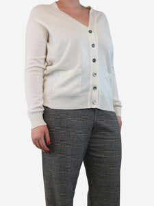 Crimson Cream Boyfriend cardigan - size L