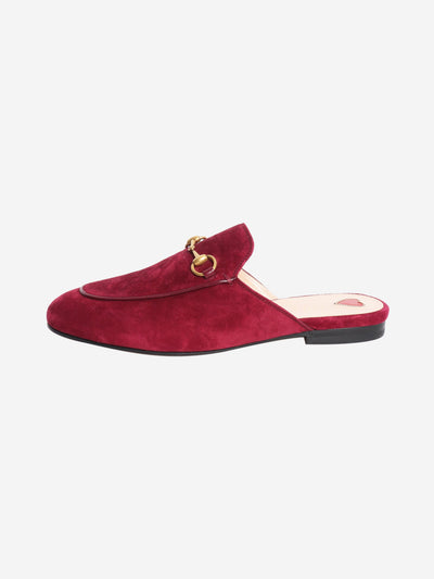 Berry Princetown suede mules - size EU 38.5 Flat Shoes Gucci 
