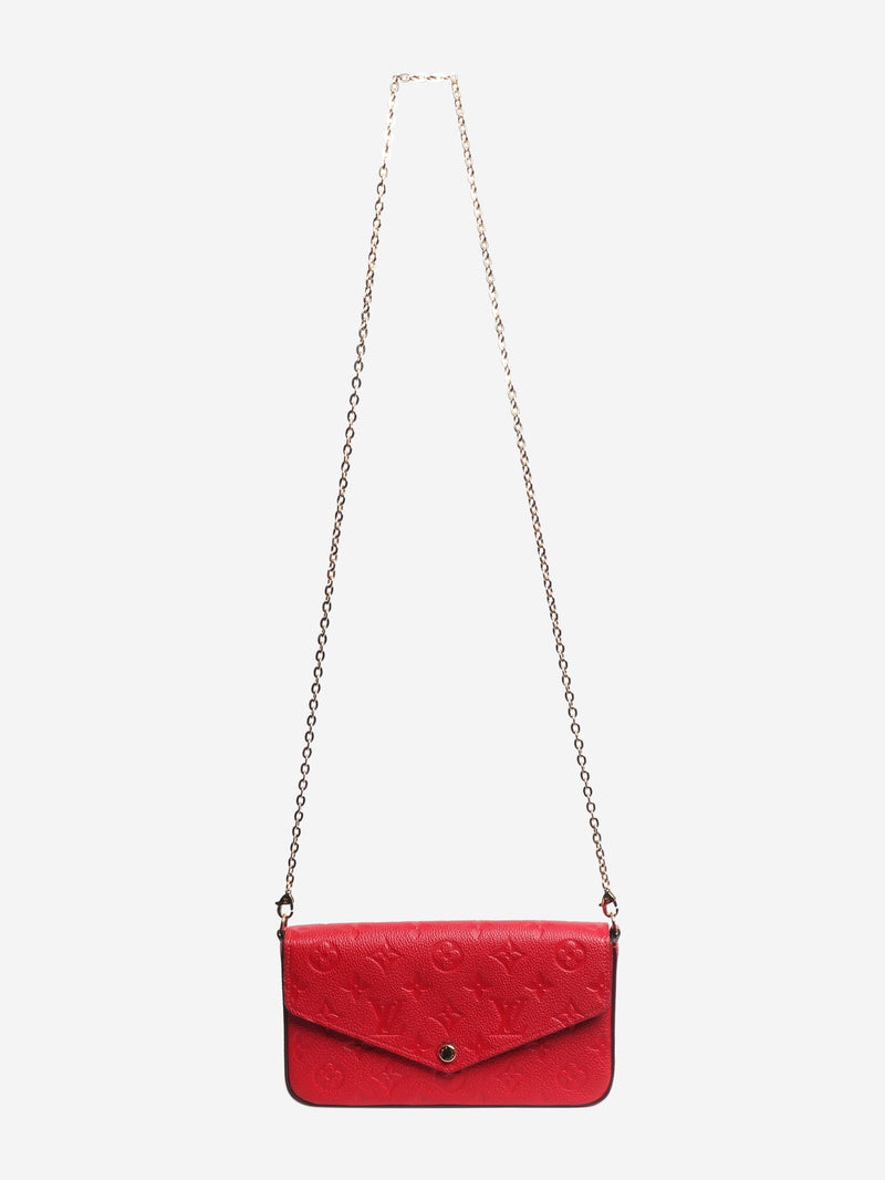 Red 2013 Félicie Pochette bag Cross-body Bags Louis Vuitton 
