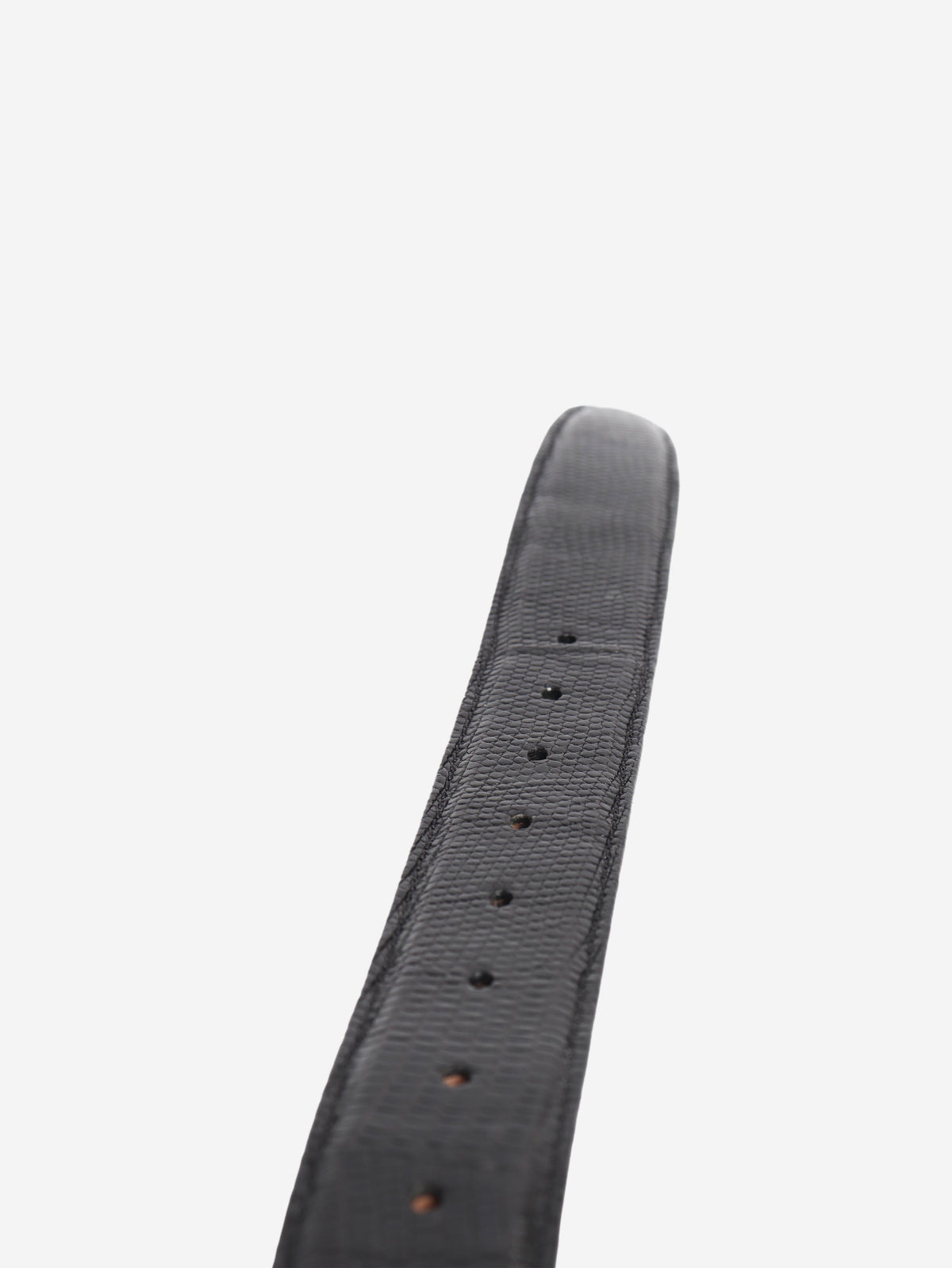 Black mock lizard belt Belts Elliot Rhodes 