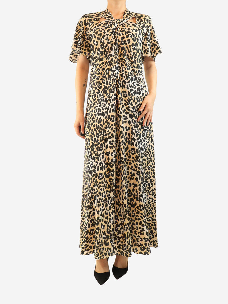 Leopard print maxi dress - size UK 16 Dresses Temperley 