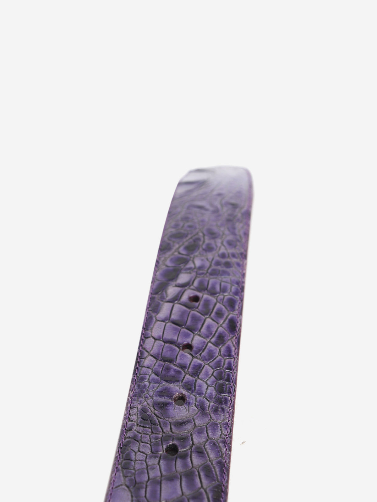 Purple mock lizard belt Belts Elliot Rhodes 