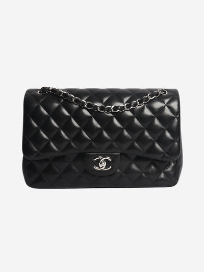 Black 2014 lambskin double flap Cross-body Bags Chanel 
