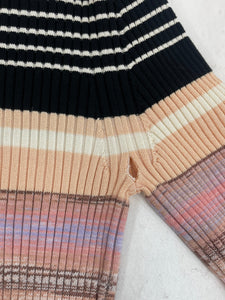 Joseph Multicolour striped knit midi dress - size S