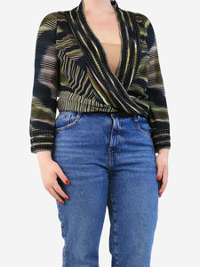 Missoni Multicolour striped sweater - size UK 12