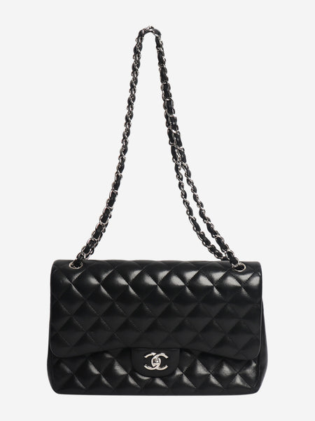 Black 2014 lambskin double flap alternate image