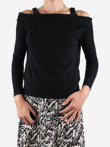 Raoul Black shoulder strap jumper - size XS