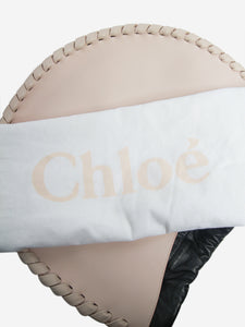 Chloe Cream Mate shoulder bag